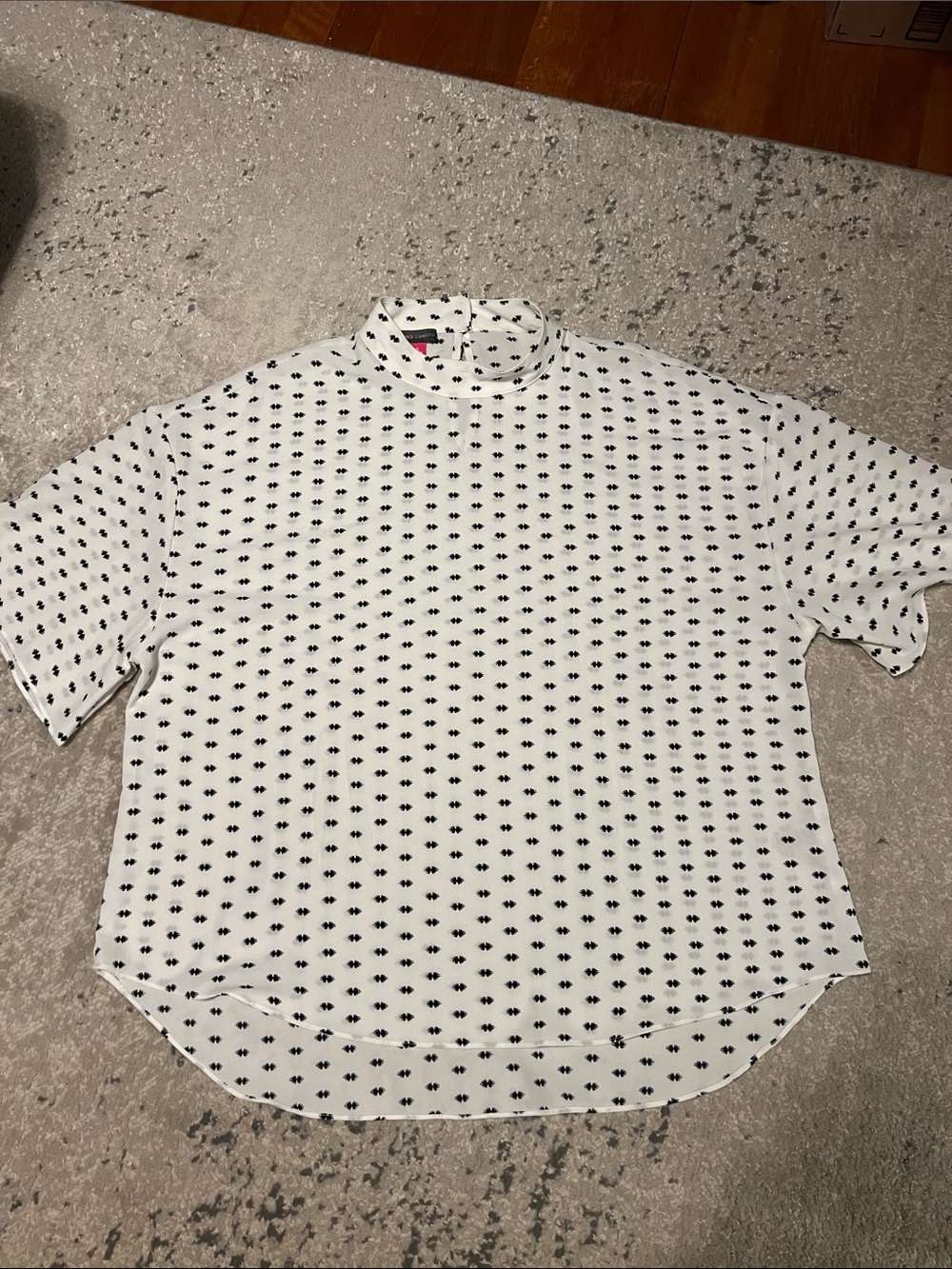 Vince Camuto Mock-neck Blouse